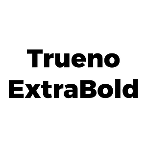 Trueno ExtraBold