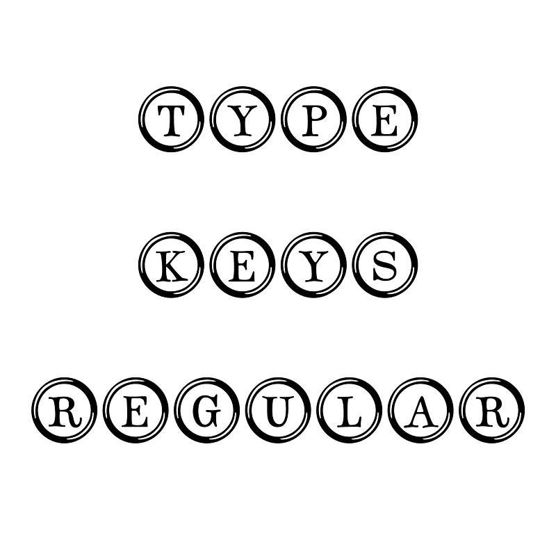Type Keys Regular