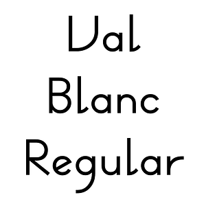 Val Blanc Regular