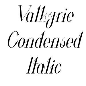 Valkyrie Condensed Italic