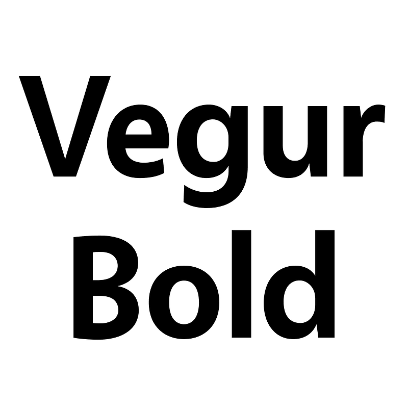 Vegur Bold