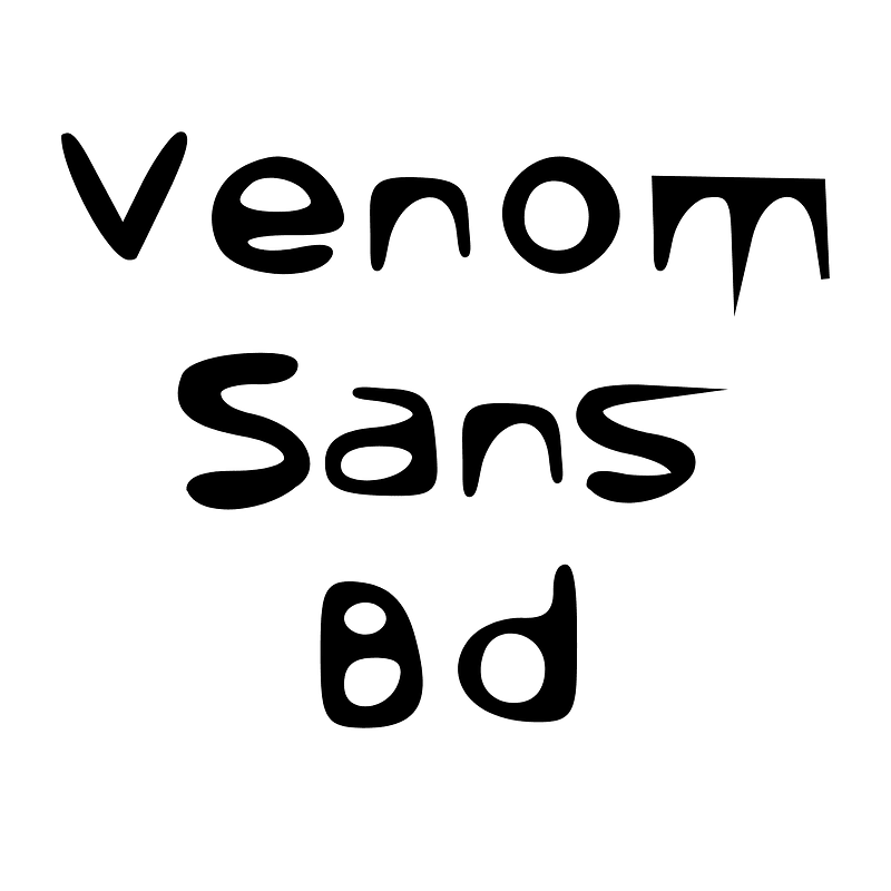 Venom Sans Bd - Free fonts on creazilla.com