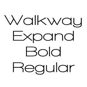 Walkway Expand Bold Regular