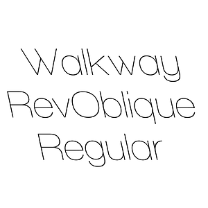 Walkway RevOblique Regular