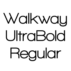 Walkway UltraBold Regular