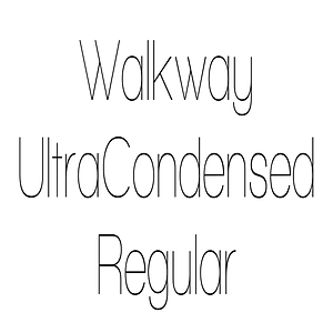 Walkway UltraCondensed Regular