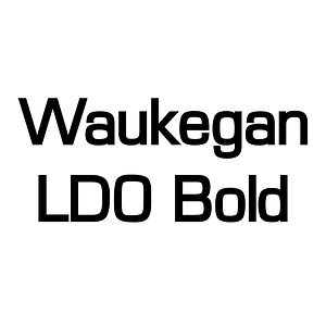 Waukegan LDO Bold