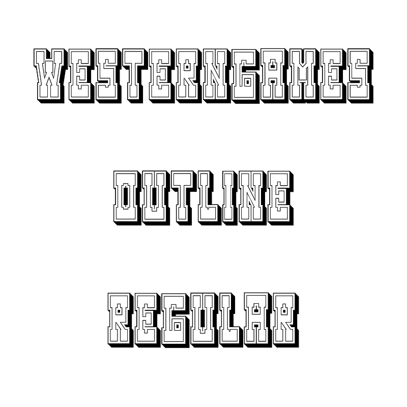 Westerngames Outline Regular