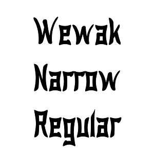 Wewak Narrow Regular