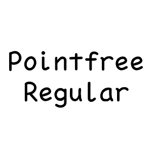 Pointfree Regular