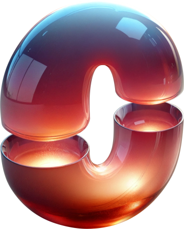 glass parted torus