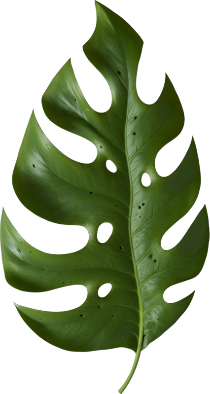 Monstera leaf