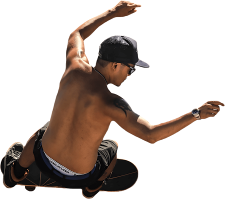 Skateboarder Action