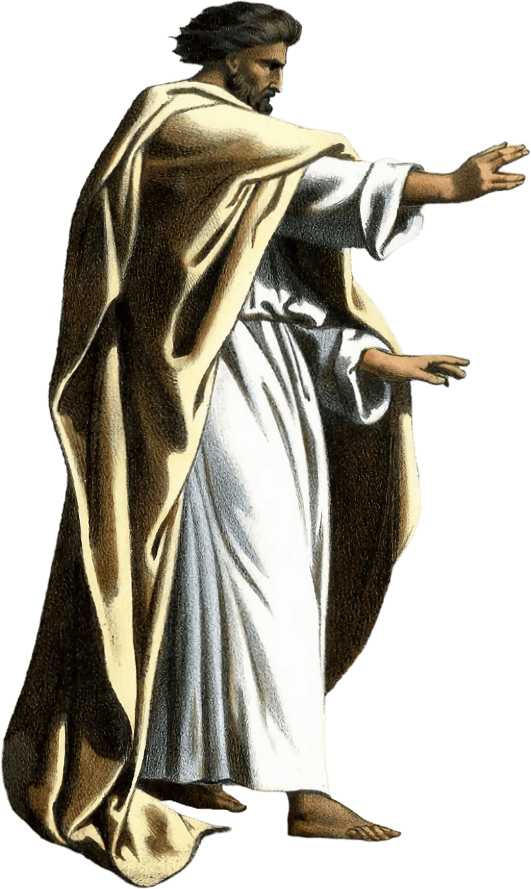 Ezekiel prophet gesture