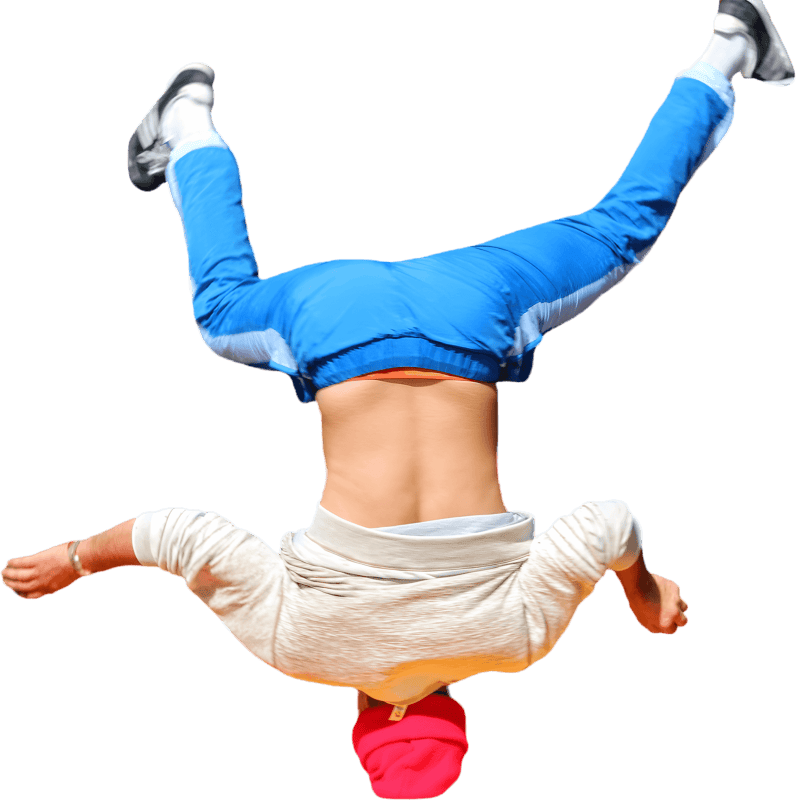 Headstand breakdancer