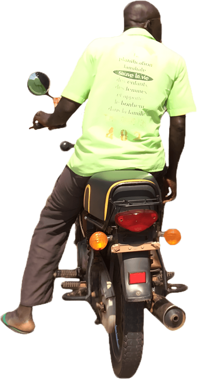 Man On Motorbike