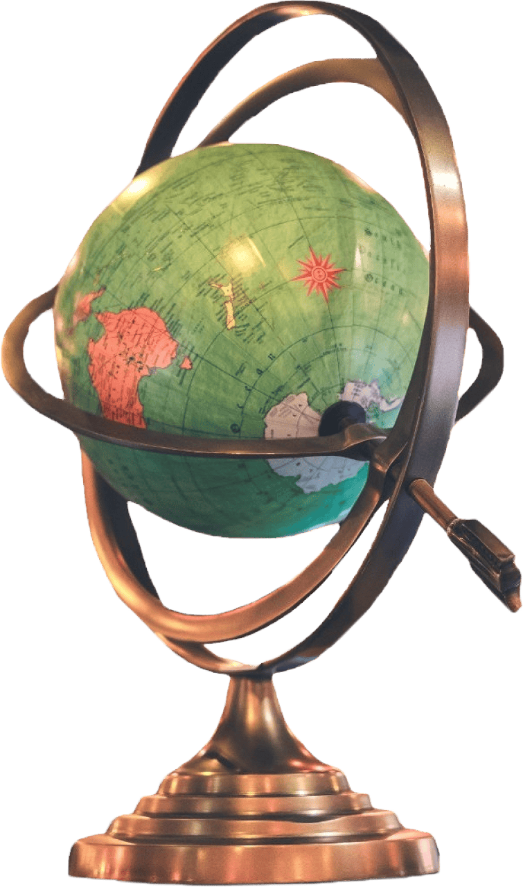 Vintage Armillary Globe