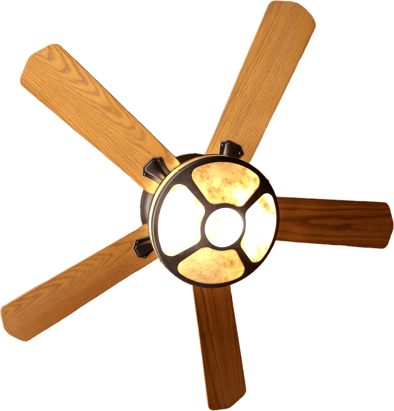 Wooden Ceiling Fan with Light