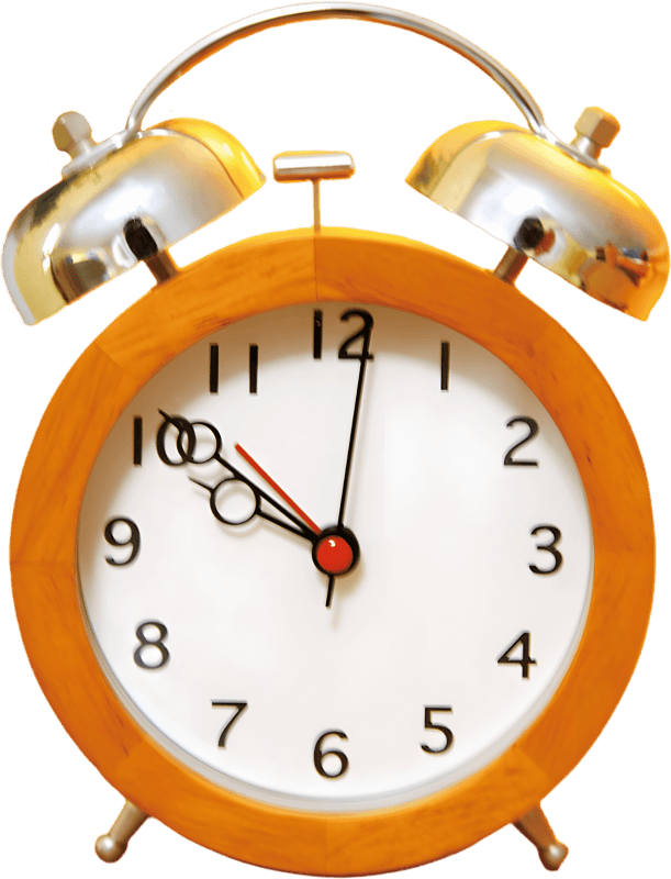 Wooden frame alarm clock