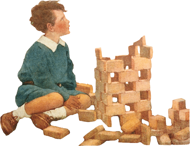 Dream Blocks by Jessie Willcox Smith