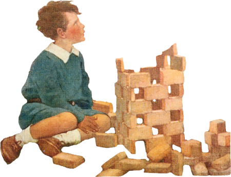 Dream Blocks by Jessie Willcox Smith