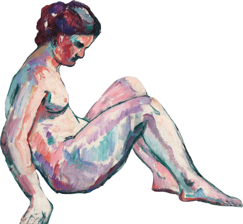 Jeanne au Rocher (Cavalière) by Henri Manguin