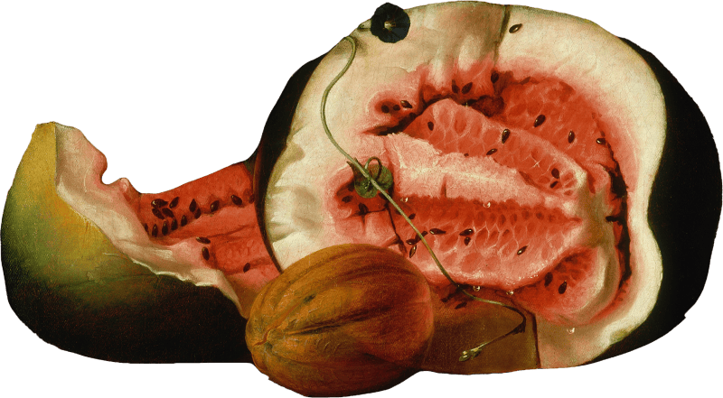 Melons and Morning Glories by Raphaelle Peale