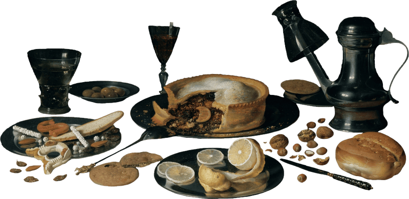 Pieter Claesz Still Life with Pie