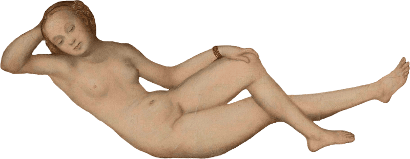 Sleeping Diana by Lucas Cranach the Younger