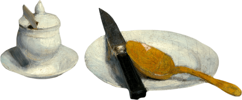 Still Life with Mustard Pot