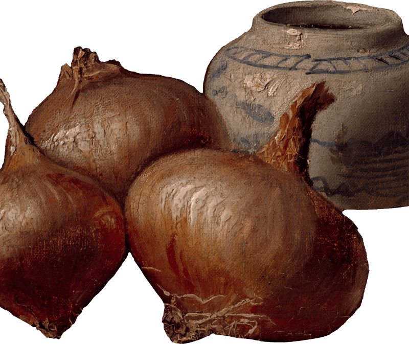 Still Life with Onions by Eugene Jansson