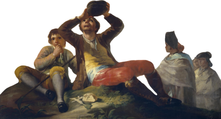 The Drinker by Francisco de Goya