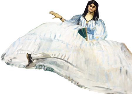 Woman with a Fan by Edouard Manet