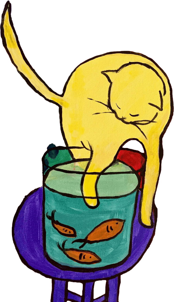 Cat with Red Fish by Henri Matisse