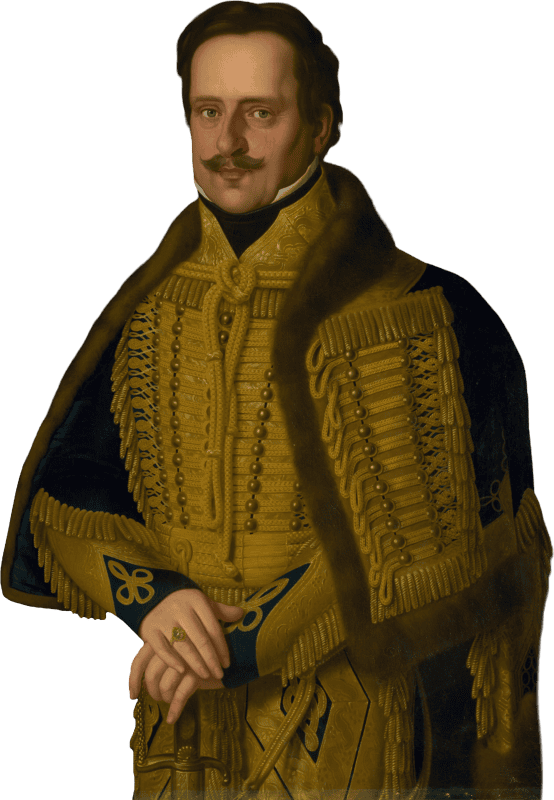 Count Karol Csaky by Jozef Czauczik