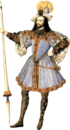 Elizabethan Noble by Nicholas Hilliard