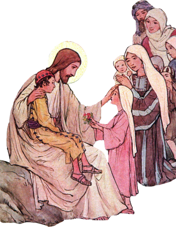 Jesus Blessing Little Children