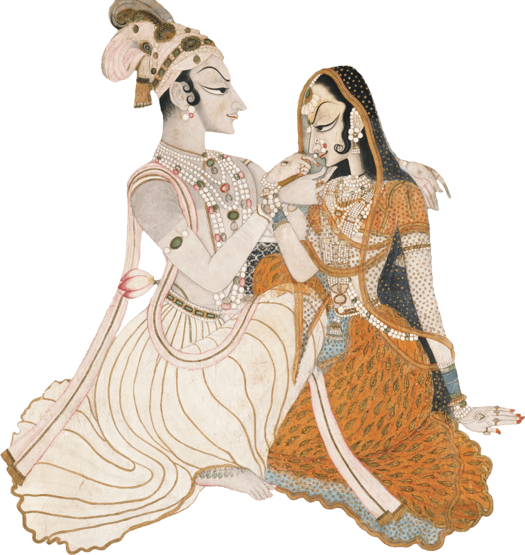 Krishna and Radha by Unknown