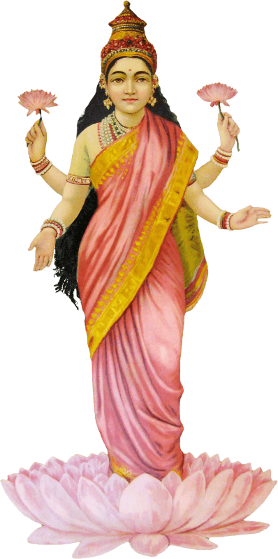 Lakshmi by Raja Ravi Varma