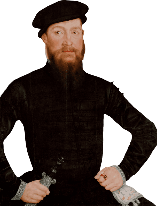 Male Portrait by Lucas Cranach the Younger