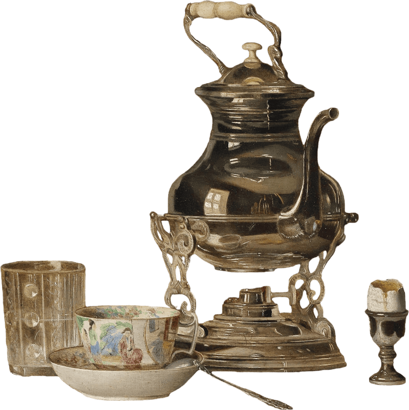 Still Life with Samovar by Max Schödl