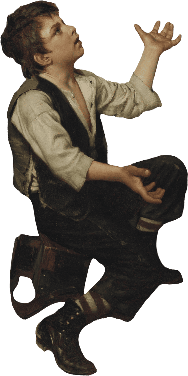 The Juggler by John George Brown