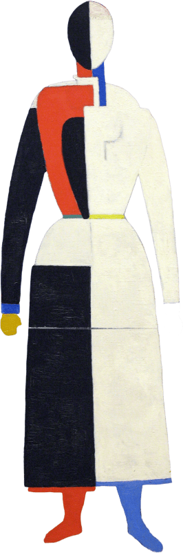 Woman with Rake by Kazimir Malevich
