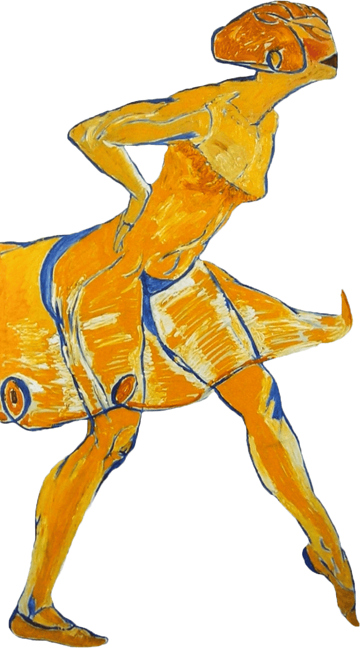 Yellow Dancer by Merodack Jeanneau