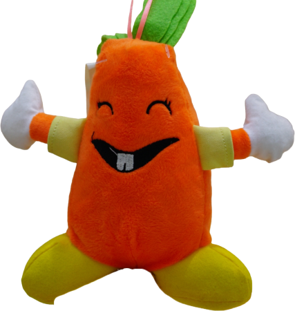 Carrot-Shaped Birthday Doll Decoration