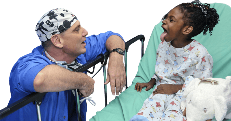 Child Undergoing Medical Examination
