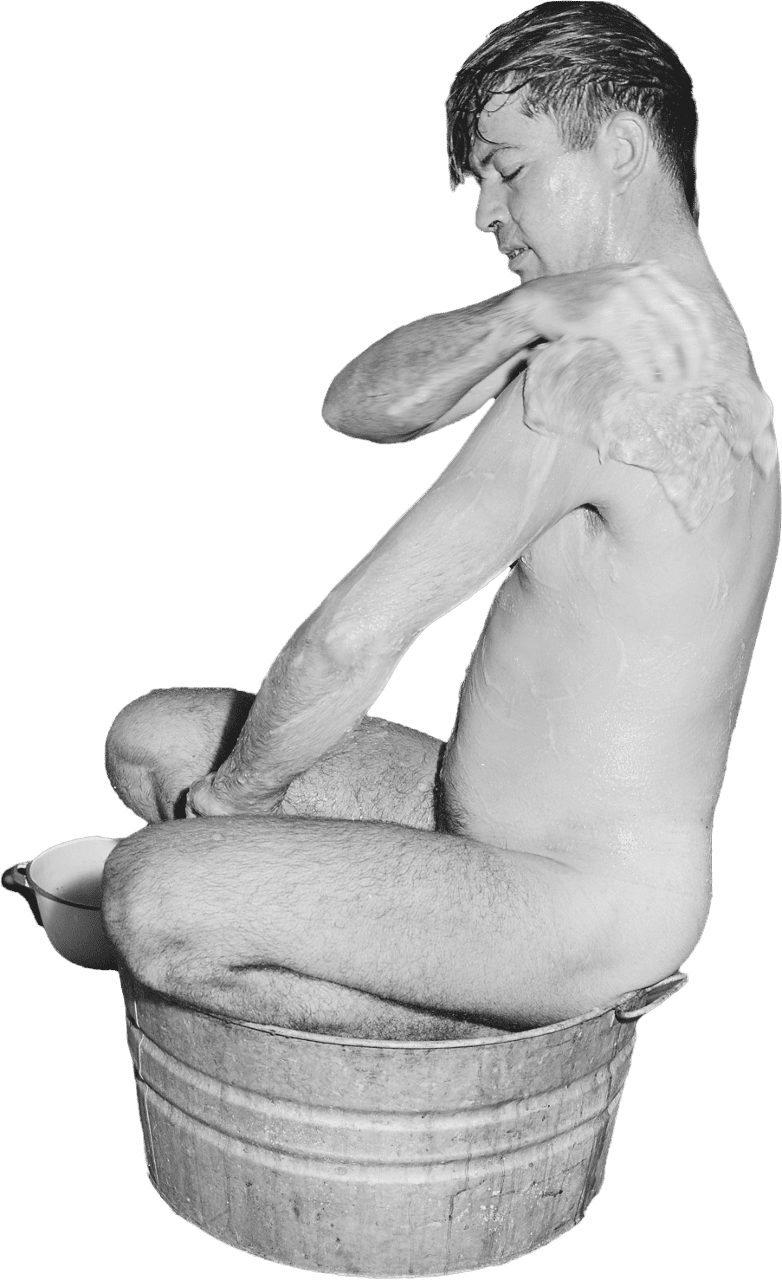 Miner Bathing in Shared Housing