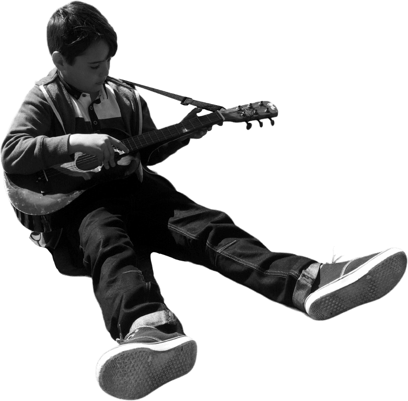 Musician Playing an Instrument