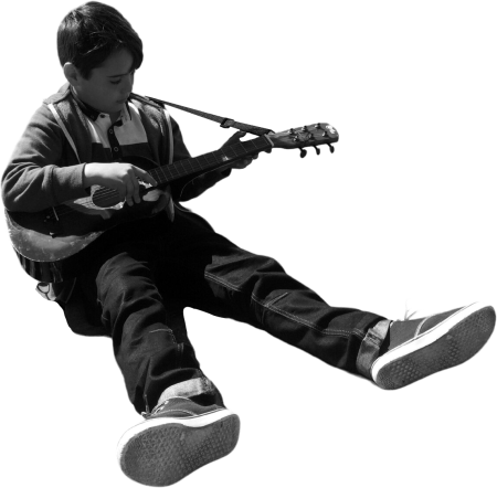 Musician Playing an Instrument
