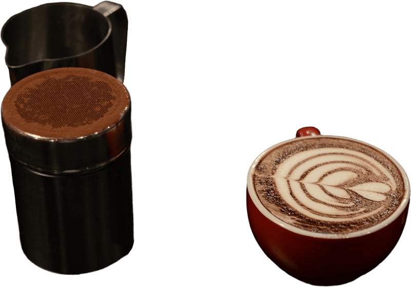 Black Coffee Stencil Art